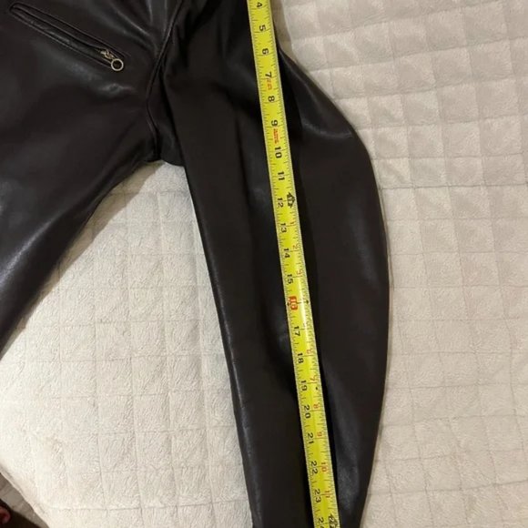 Schott NYC Leather Moto Jacket Made In U.S.A. with Vest $975 MSRP - Picture 10 of 10